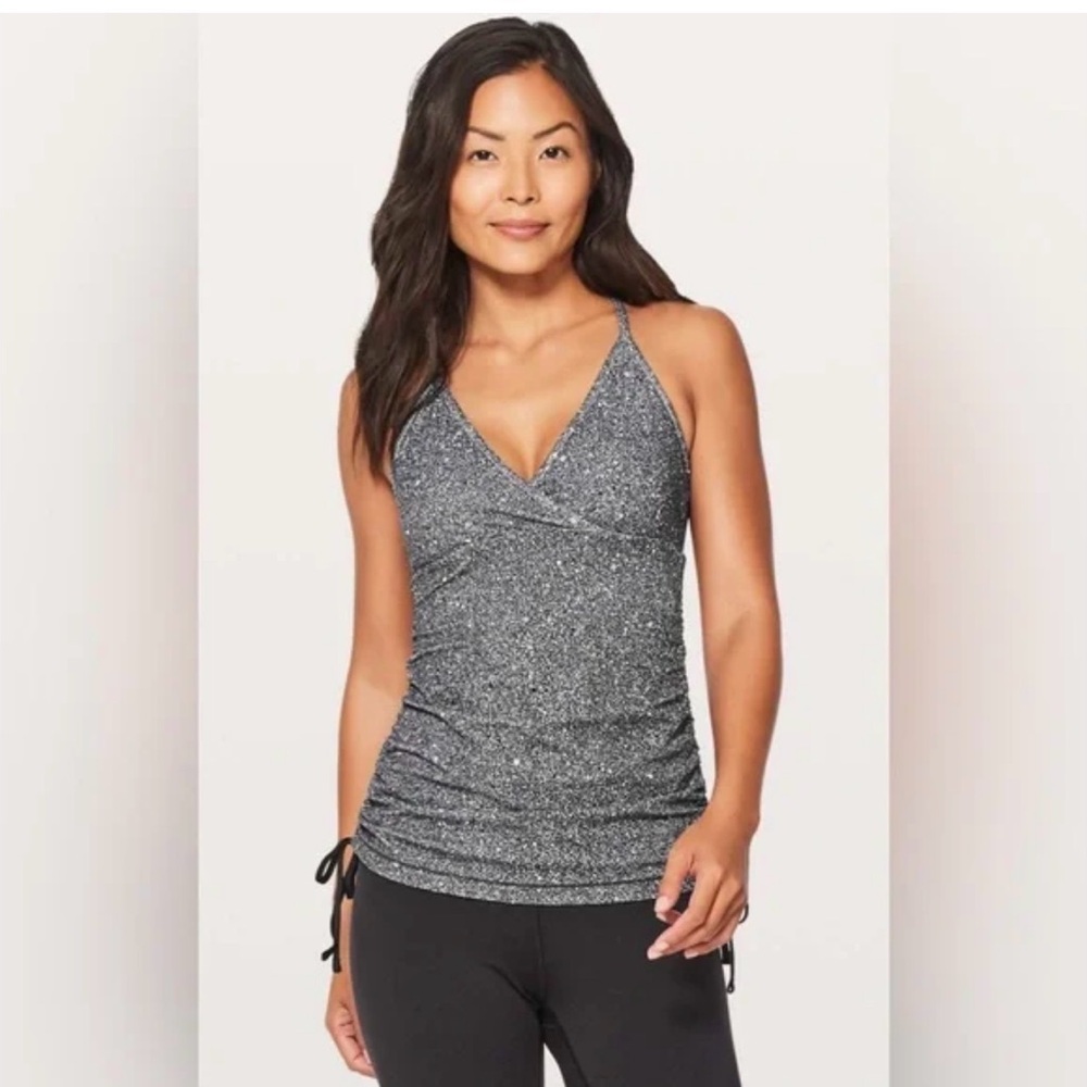 Lululemon Full Freedom Tank White Black Size 10